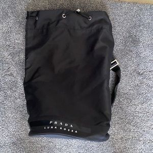 Prada luna rossa large drawstring/duffle bag